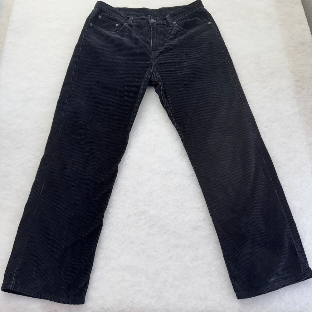 Levi's Black Corduroy Pants Mens 31x30 Cords‎